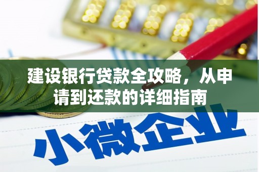 龙凤建设银行贷款全攻略，从申请到还款的详细指南
