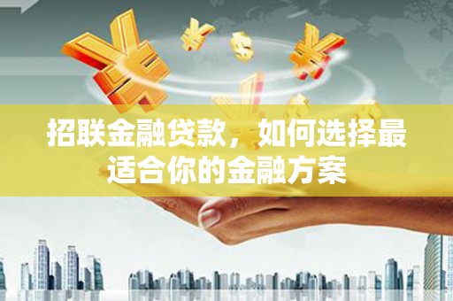 龙凤招联金融贷款，如何选择最适合你的金融方案