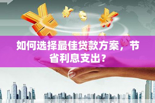 龙凤如何选择最佳贷款方案，节省利息支出？