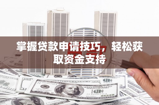 龙凤掌握贷款申请技巧，轻松获取资金支持