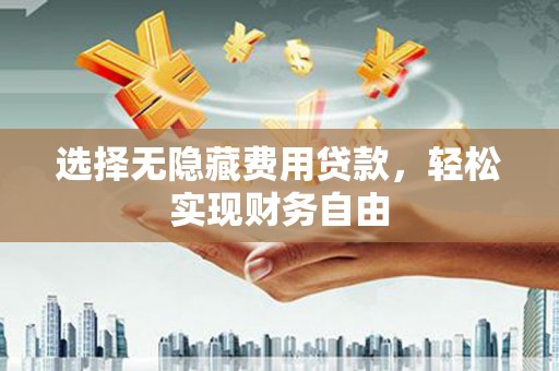 龙凤选择无隐藏费用贷款，轻松实现财务自由