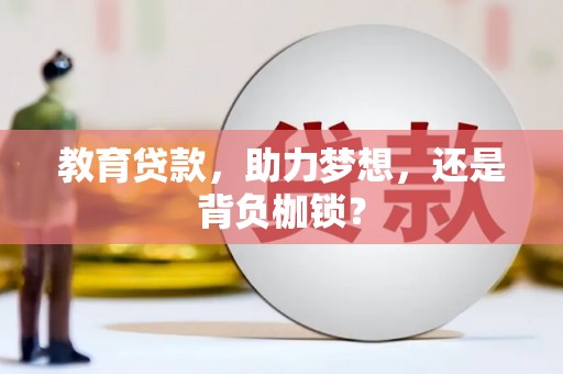 龙凤教育贷款，助力梦想，还是背负枷锁？