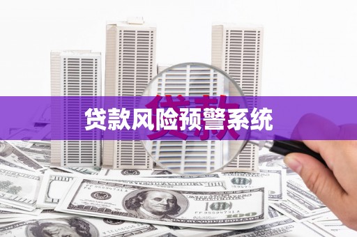 龙凤贷款风险预警系统