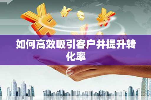 龙凤如何高效吸引客户并提升转化率