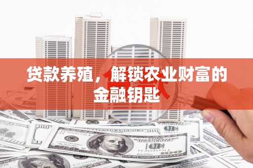 龙凤贷款养殖，解锁农业财富的金融钥匙
