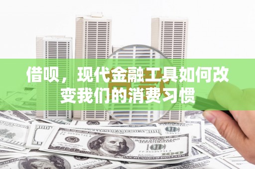 龙凤借呗，现代金融工具如何改变我们的消费习惯