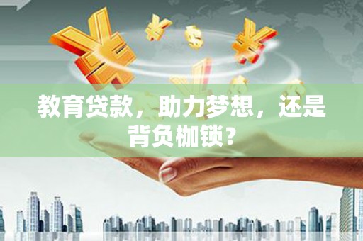 龙凤教育贷款，助力梦想，还是背负枷锁？
