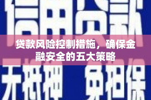 龙凤贷款风险控制措施，确保金融安全的五大策略