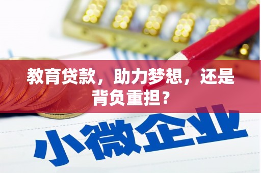 龙凤教育贷款，助力梦想，还是背负重担？