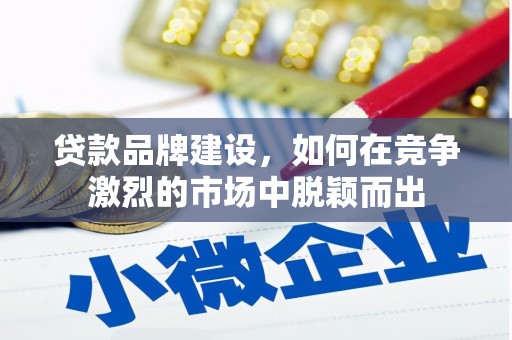 龙凤贷款品牌建设，如何在竞争激烈的市场中脱颖而出