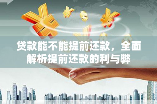 龙凤贷款能不能提前还款，全面解析提前还款的利与弊