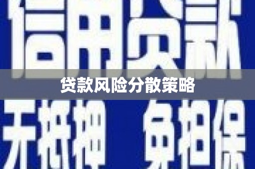 龙凤贷款风险分散策略