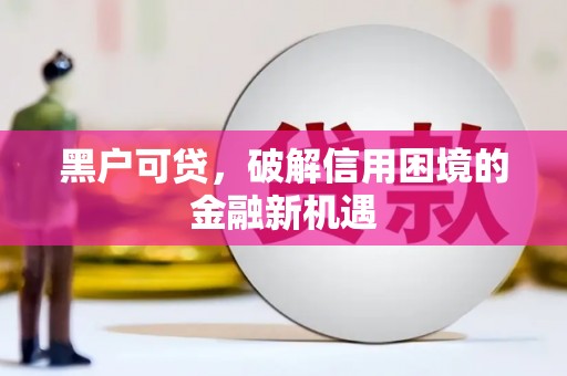 龙凤黑户可贷，破解信用困境的金融新机遇