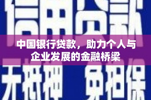 龙凤中国银行贷款，助力个人与企业发展的金融桥梁