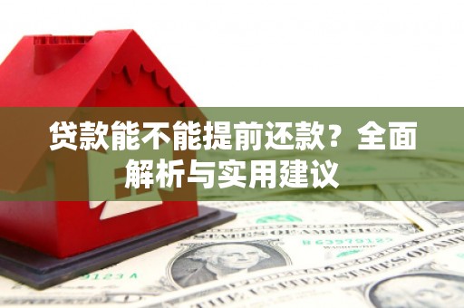 龙凤贷款能不能提前还款？全面解析与实用建议