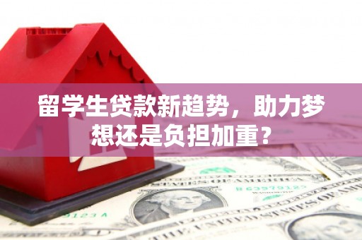 龙凤留学生贷款新趋势，助力梦想还是负担加重？