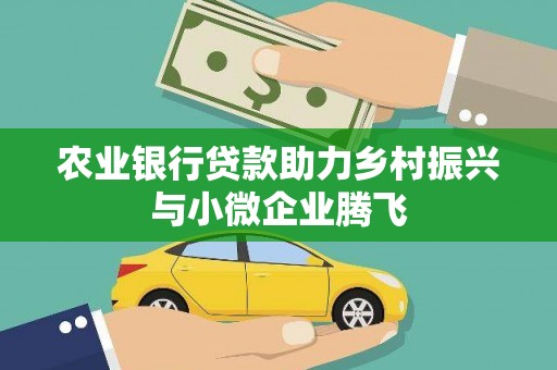 龙凤农业银行贷款助力乡村振兴与小微企业腾飞