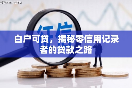 龙凤白户可贷，揭秘零信用记录者的贷款之路