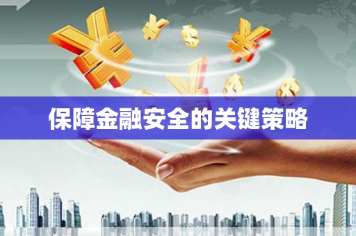 龙凤保障金融安全的关键策略