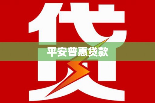 龙凤平安普惠贷款